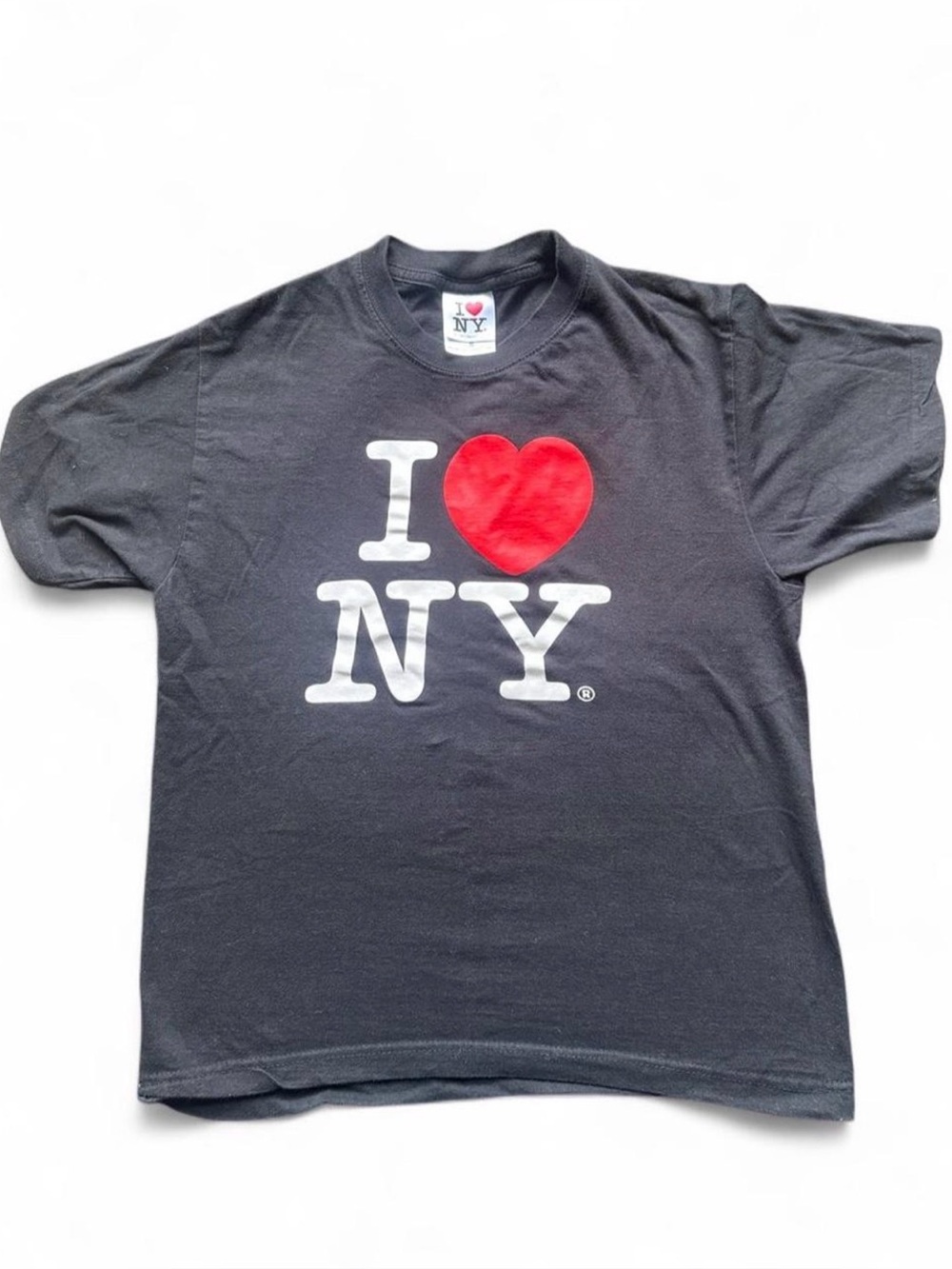 I Heart NY Black baby tee with Red Heart